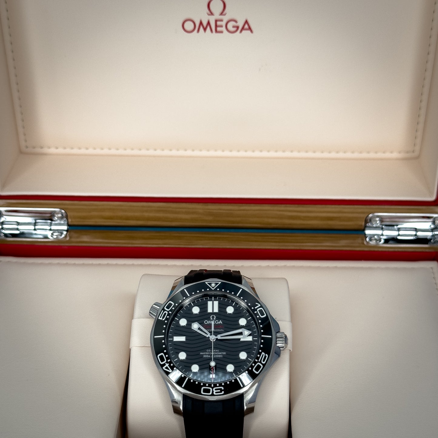 Omega Seamaster Diver 300 Black Wave Dial 42MM