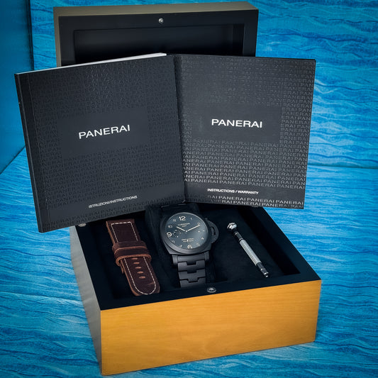 Panerai Luminor 1950 3 Days GMT Automatic Tuttonero Black Ceramic 44MM