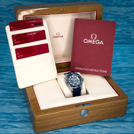 Omega Seamaster Diver 300M Blue Wave Dial 42MM