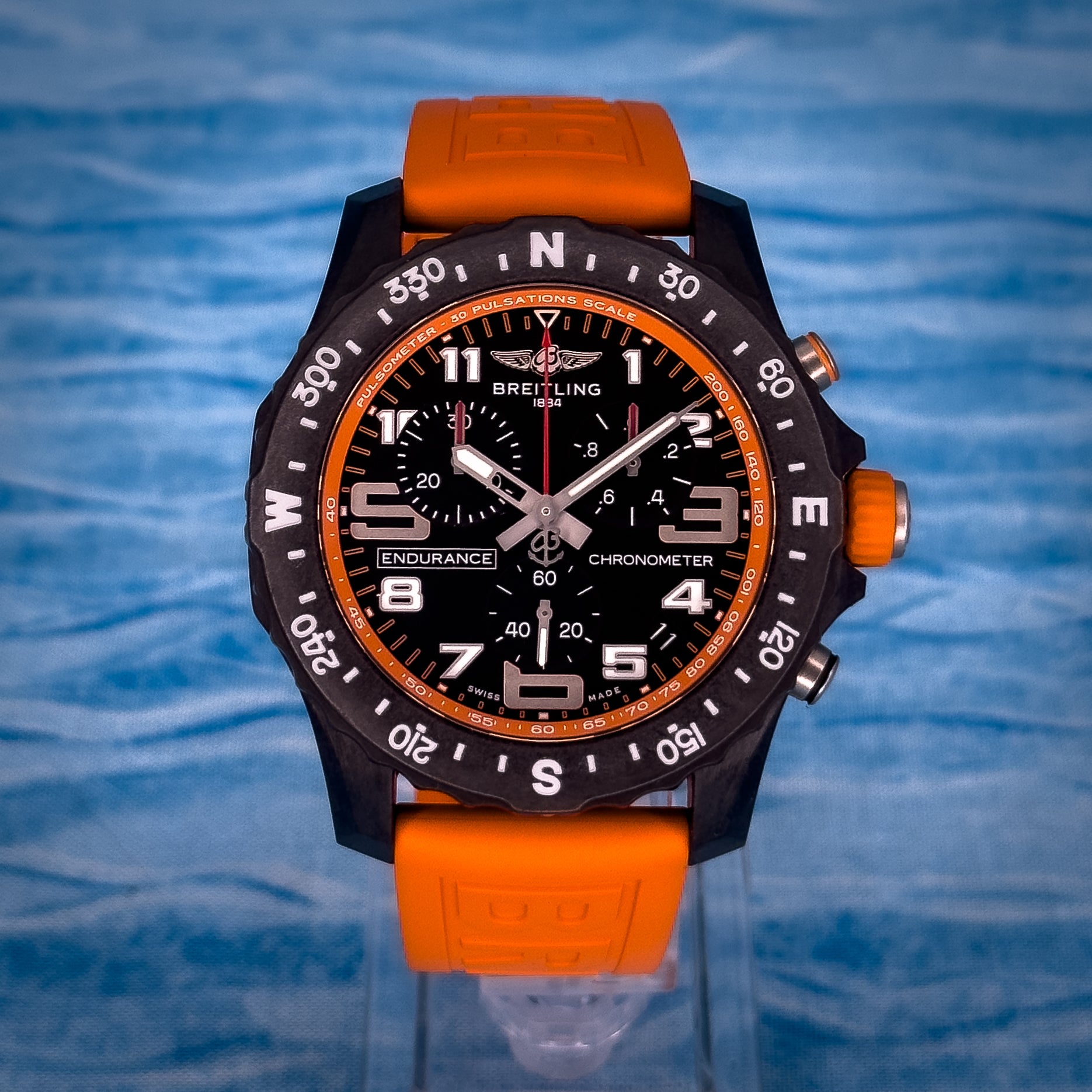 Breitling Endurance Pro Orange 44MM – Avelore Luxe