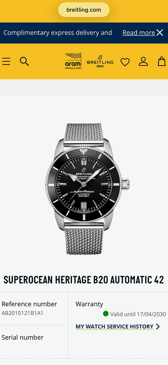 Breitling Superocean Heritage II 42MM