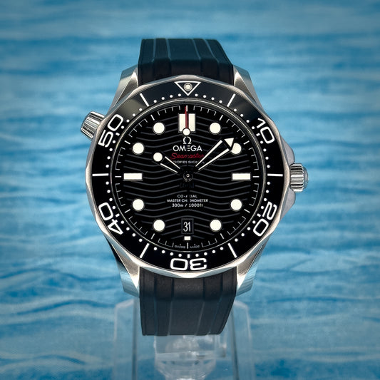 Omega Seamaster Diver 300 Black Wave Dial 42MM