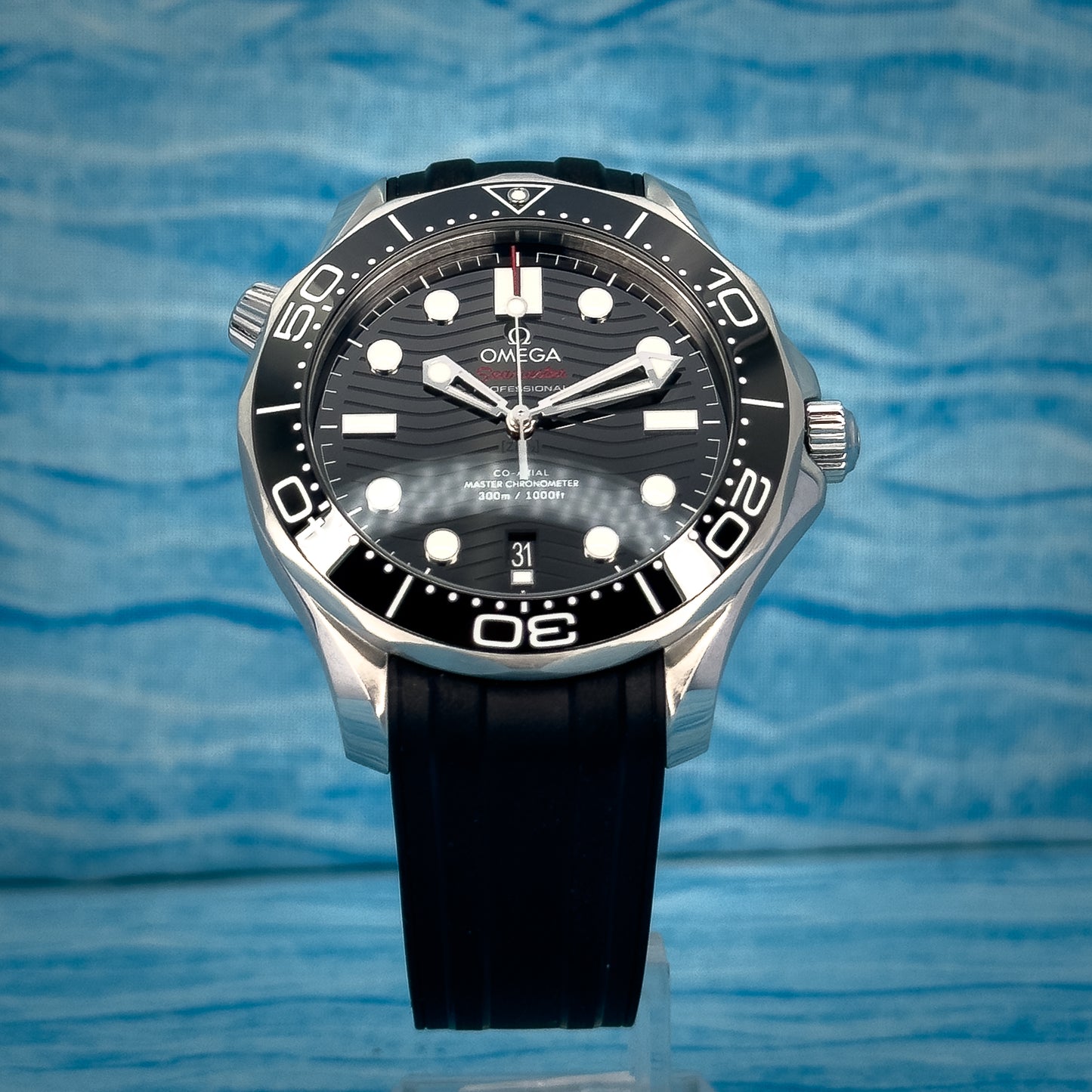 Omega Seamaster Diver 300 Black Wave Dial 42MM