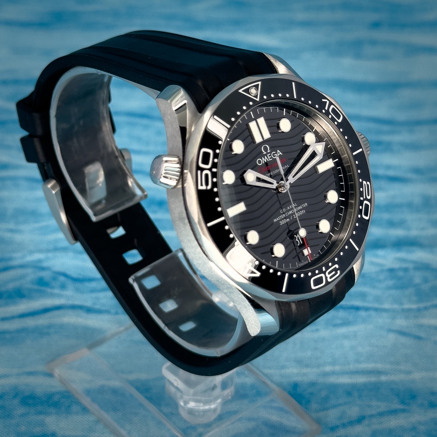 Omega Seamaster Diver 300 Black Wave Dial 42MM