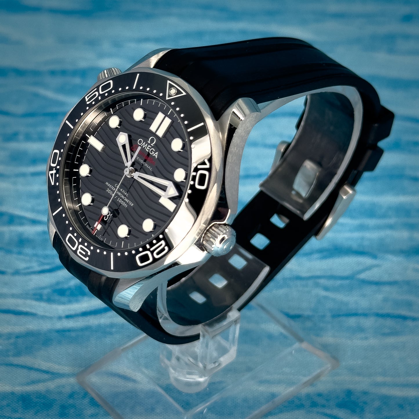 Omega Seamaster Diver 300 Black Wave Dial 42MM
