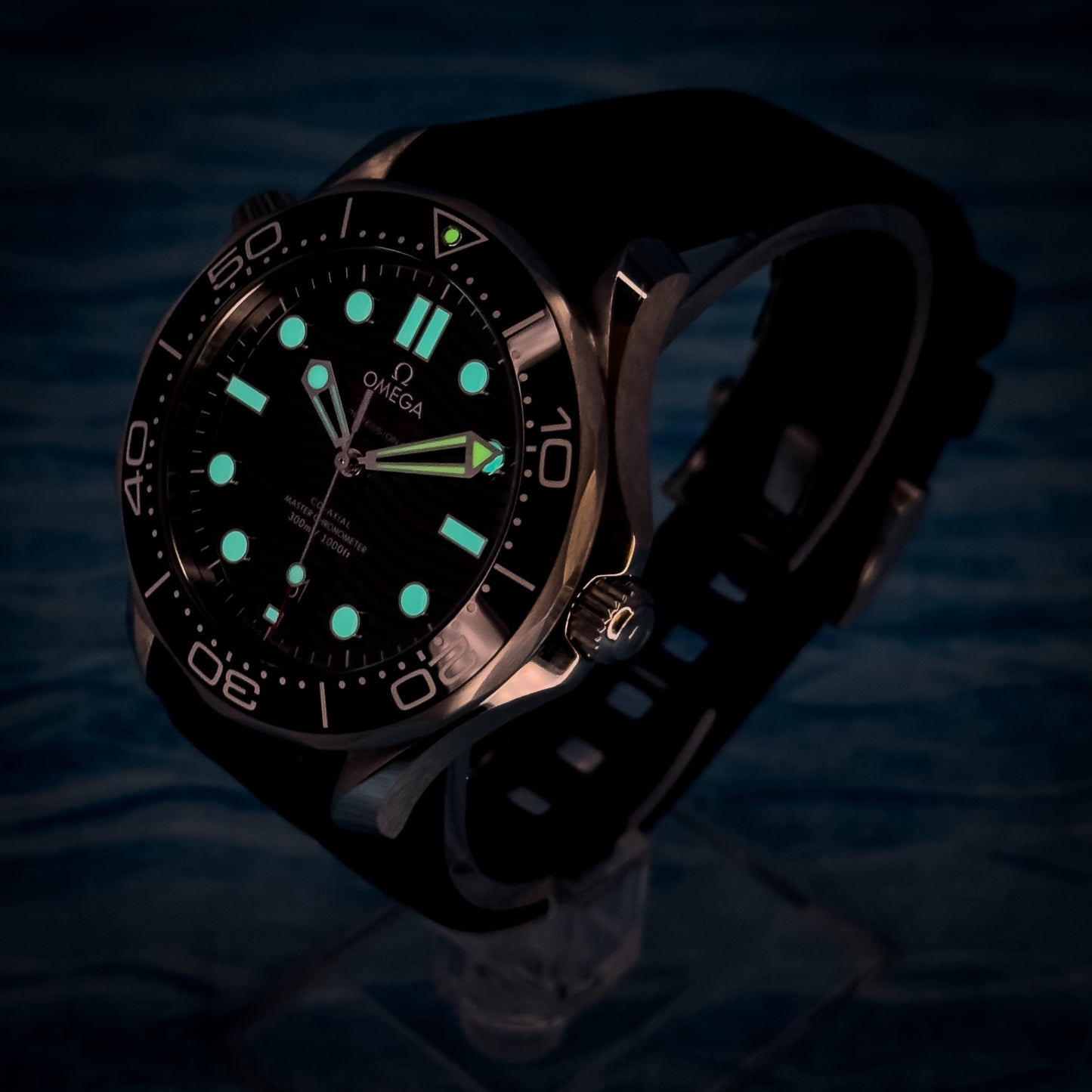 Omega Seamaster Diver 300 Black Wave Dial 42MM