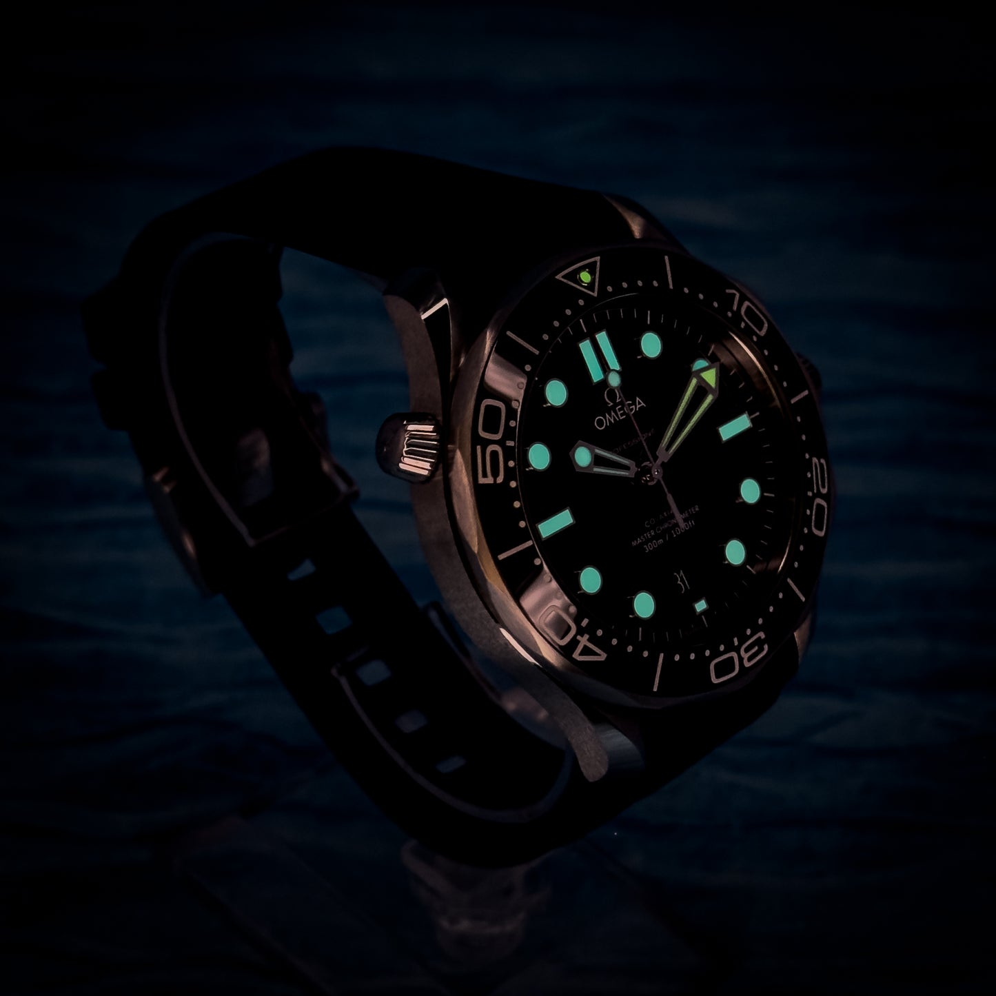 Omega Seamaster Diver 300 Black Wave Dial 42MM