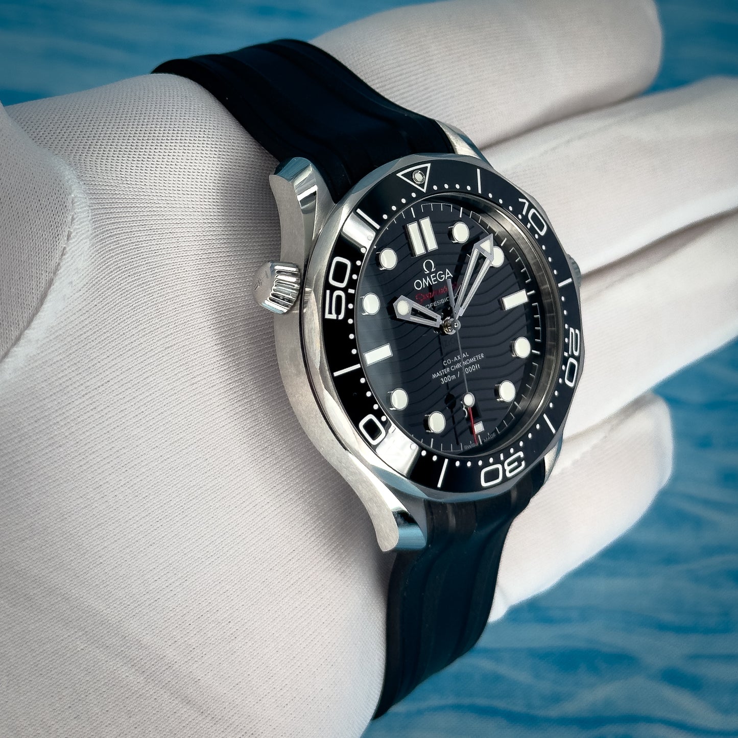 Omega Seamaster Diver 300 Black Wave Dial 42MM