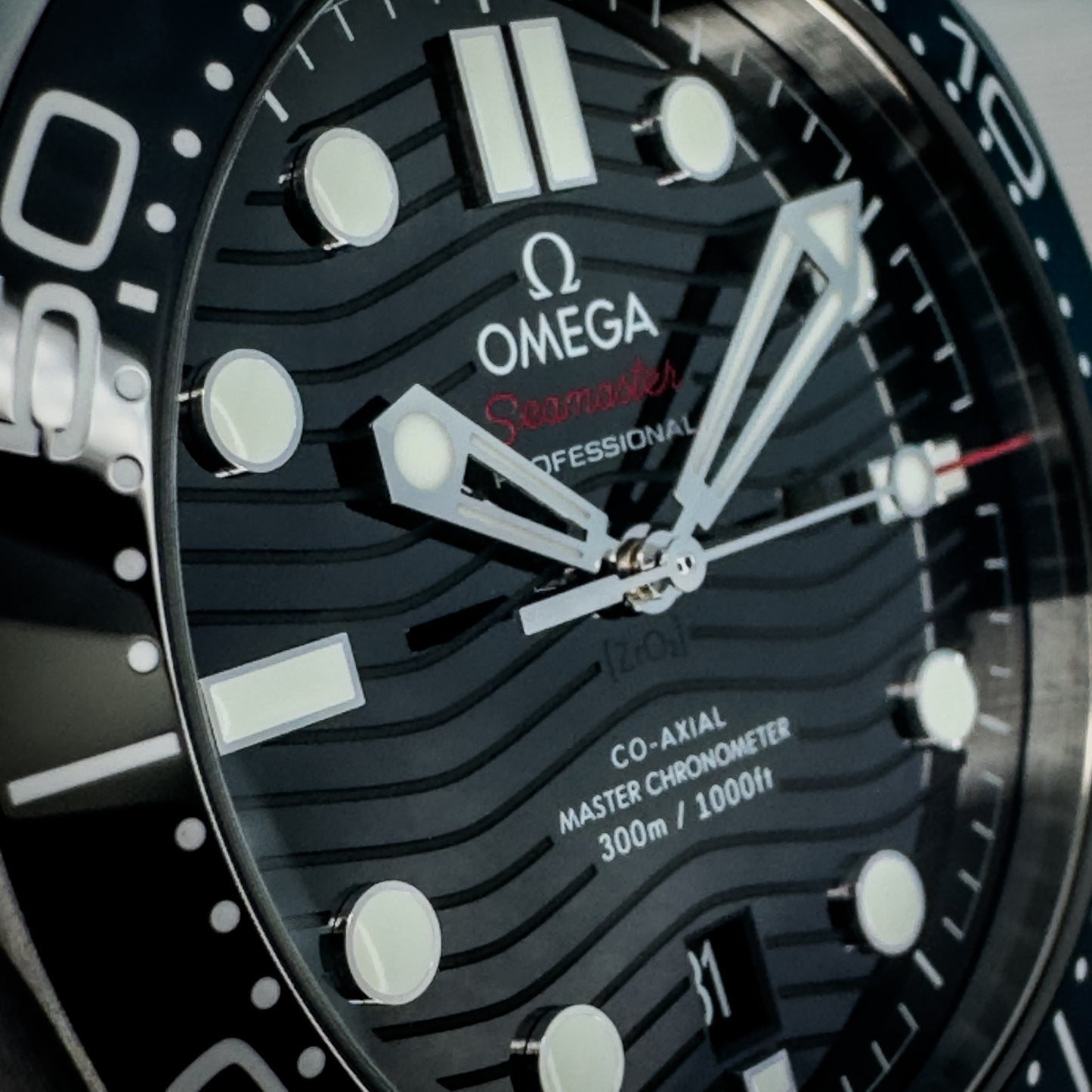 Omega Seamaster Diver 300 Black Wave Dial 42MM