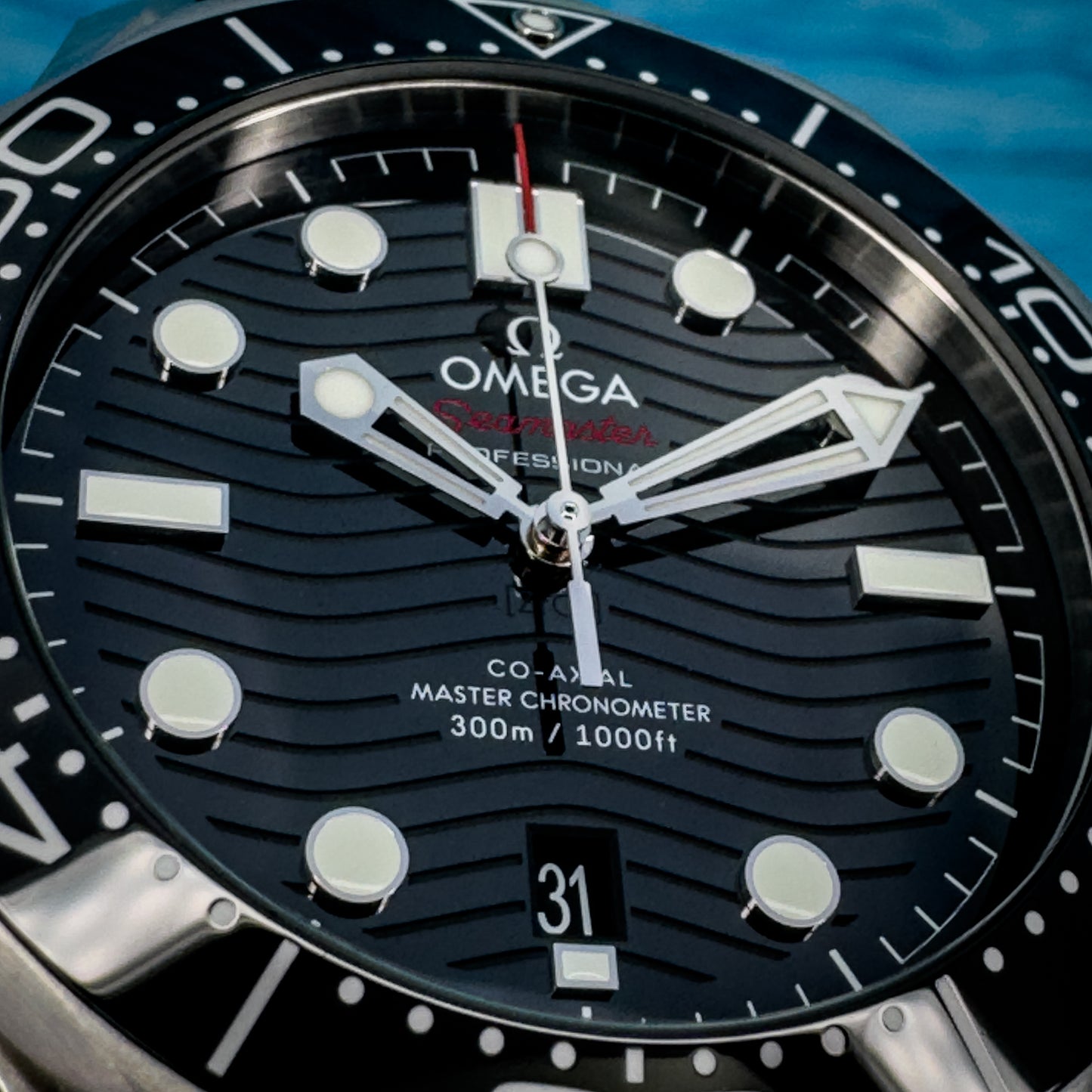 Omega Seamaster Diver 300 Black Wave Dial 42MM