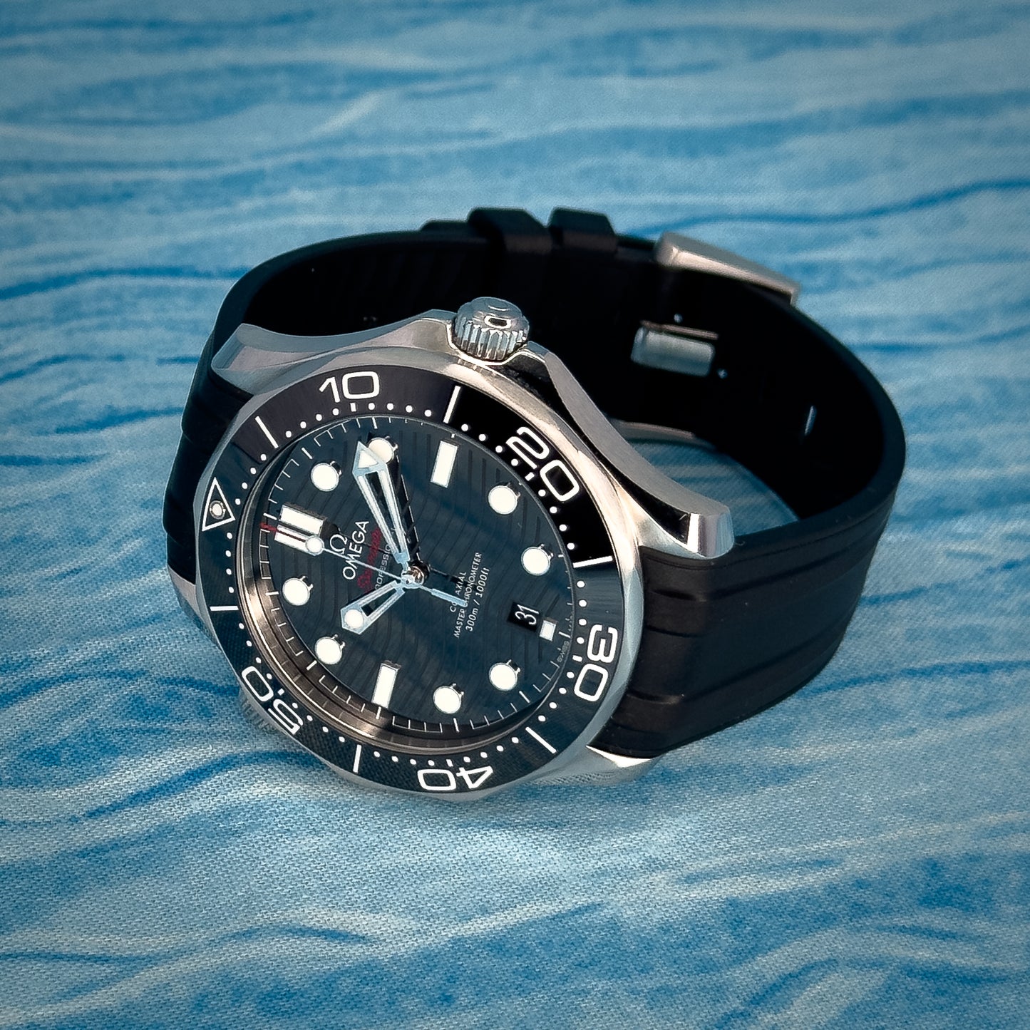 Omega Seamaster Diver 300 Black Wave Dial 42MM