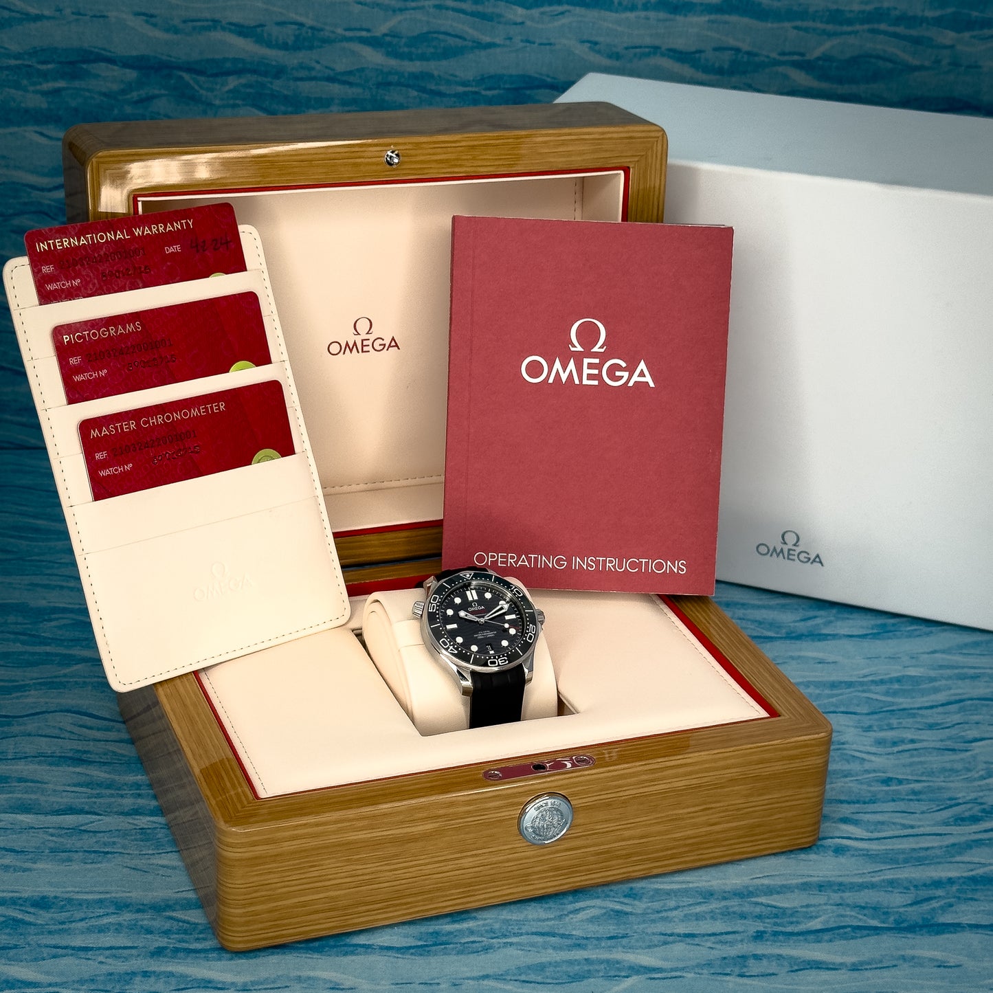 Omega Seamaster Diver 300 Black Wave Dial 42MM