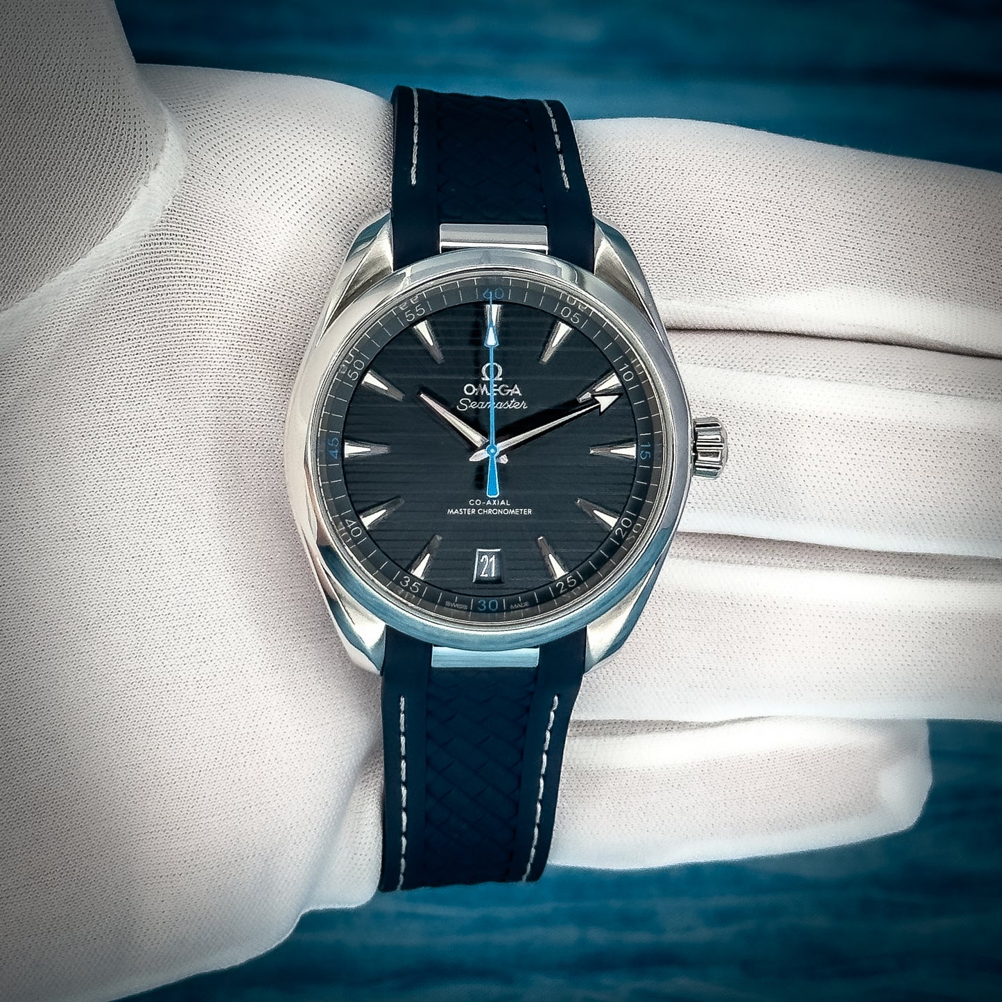 Omega Seamaster Aqua Terra Blue Teak Dial 41MM