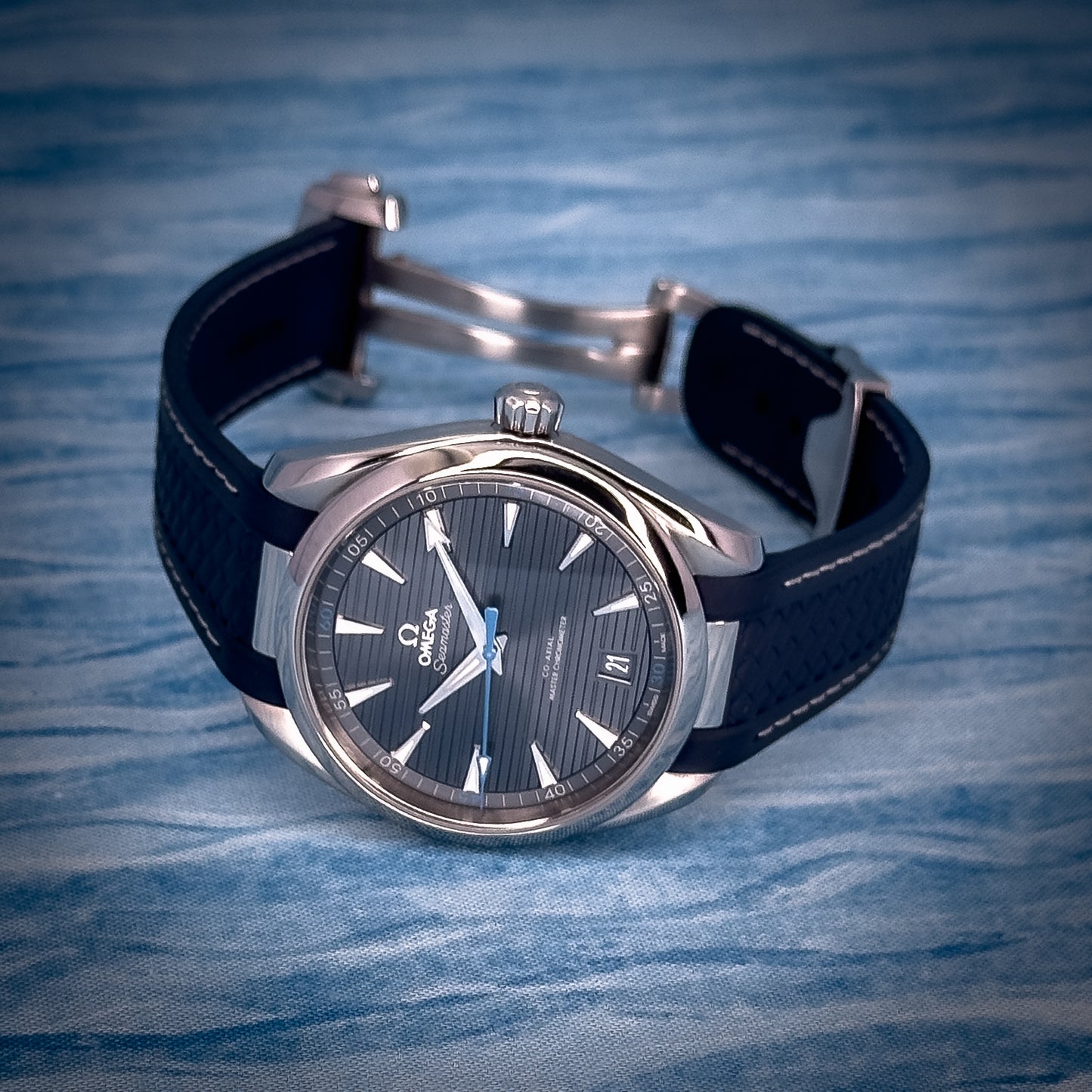 Omega Seamaster Aqua Terra Blue Teak Dial 41MM