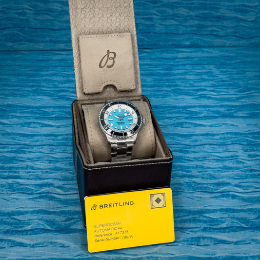 Breitling Superocean Turquoise Dial 44MM