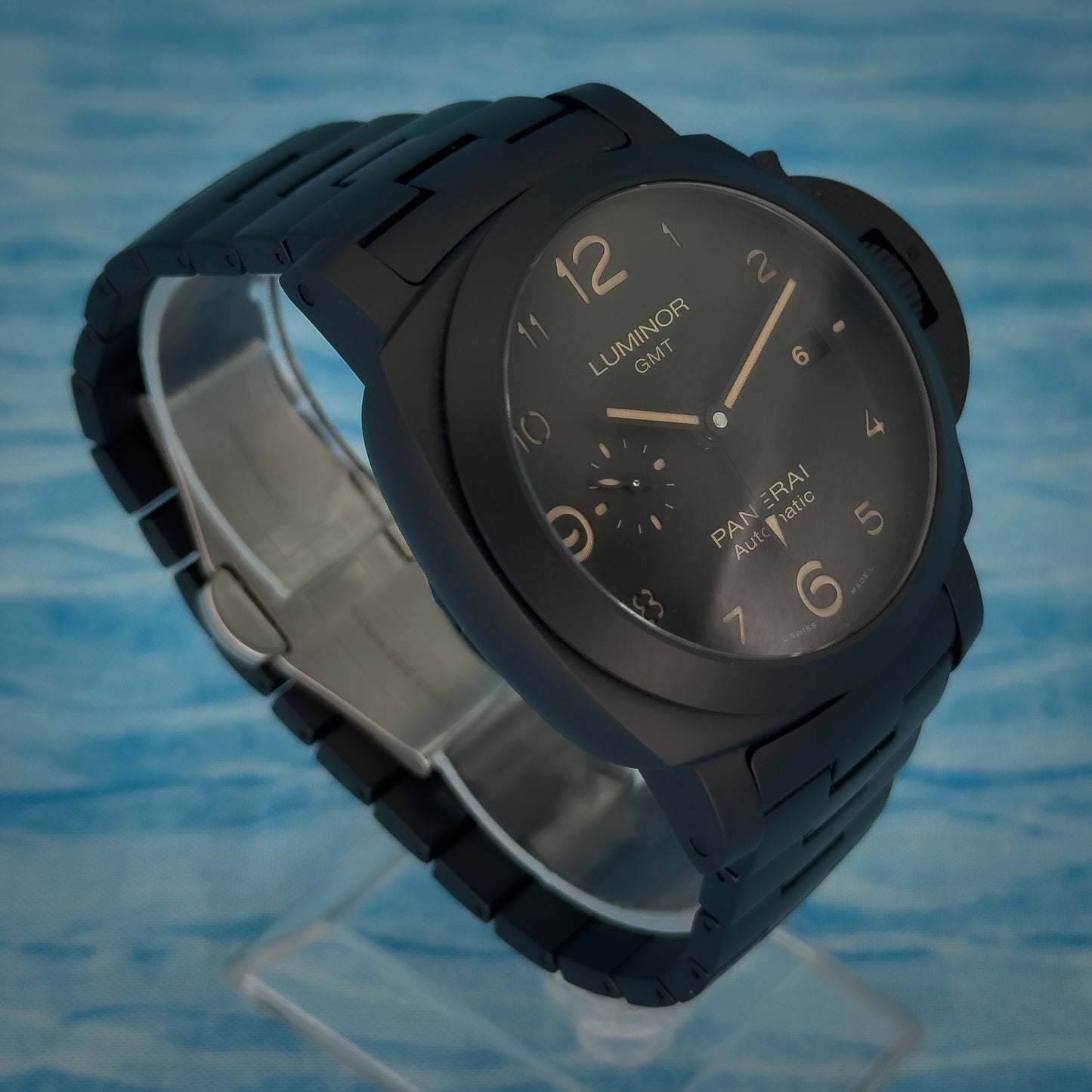 Panerai Luminor 1950 3 Days GMT Automatic Tuttonero Black Ceramic 44MM
