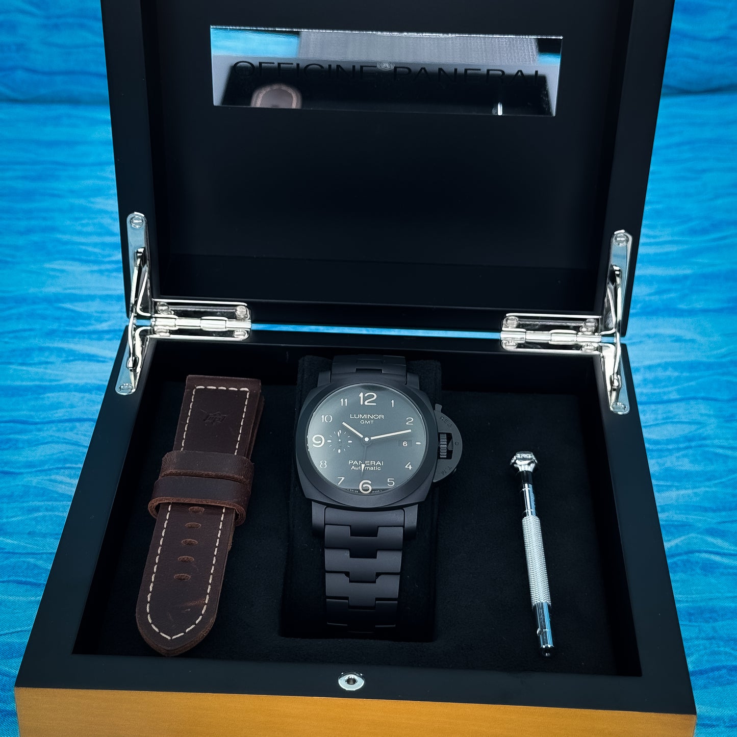 Panerai Luminor 1950 3 Days GMT Automatic Tuttonero Black Ceramic 44MM