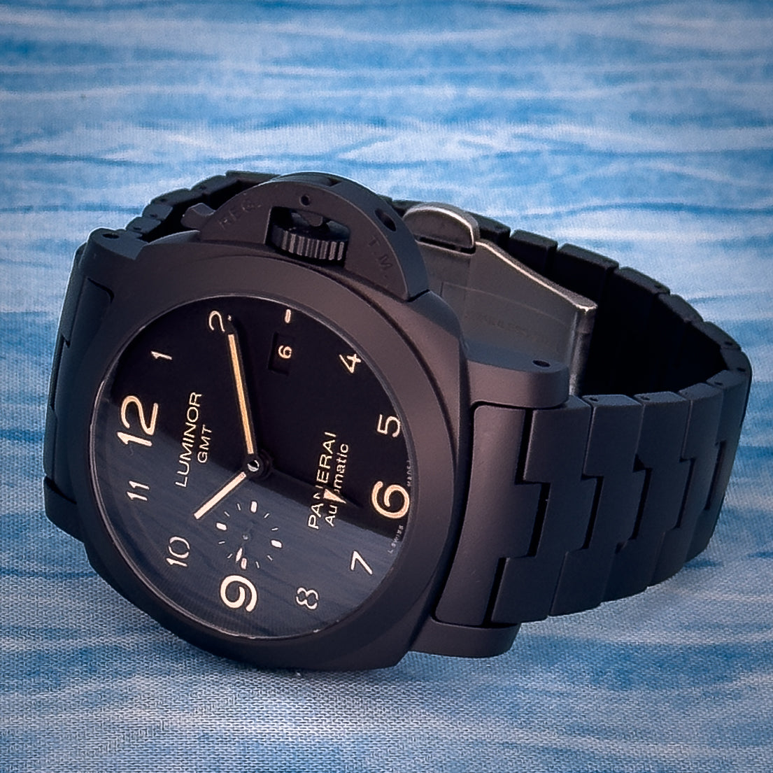 Panerai Luminor 1950 3 Days GMT Automatic Tuttonero Black Ceramic 44MM