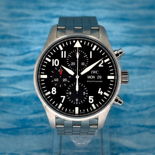 IWC Pilot Chronograph Black Dial 43MM
