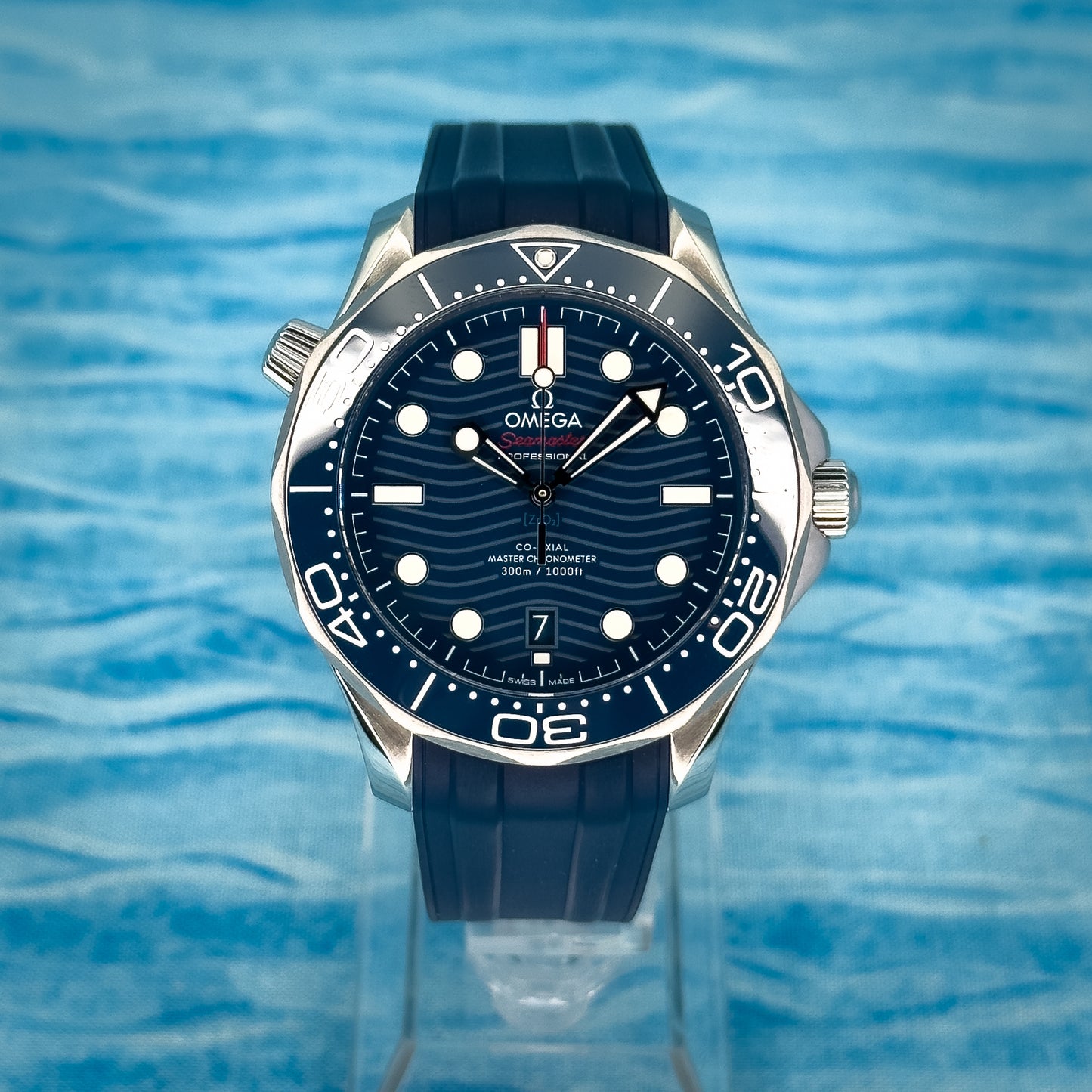 Omega Seamaster Diver 300M Blue Wave Dial 42MM