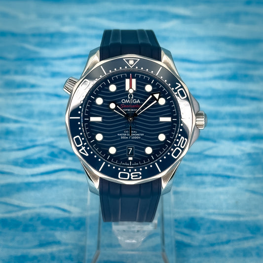 Omega Seamaster Diver 300M Blue Wave Dial 42MM
