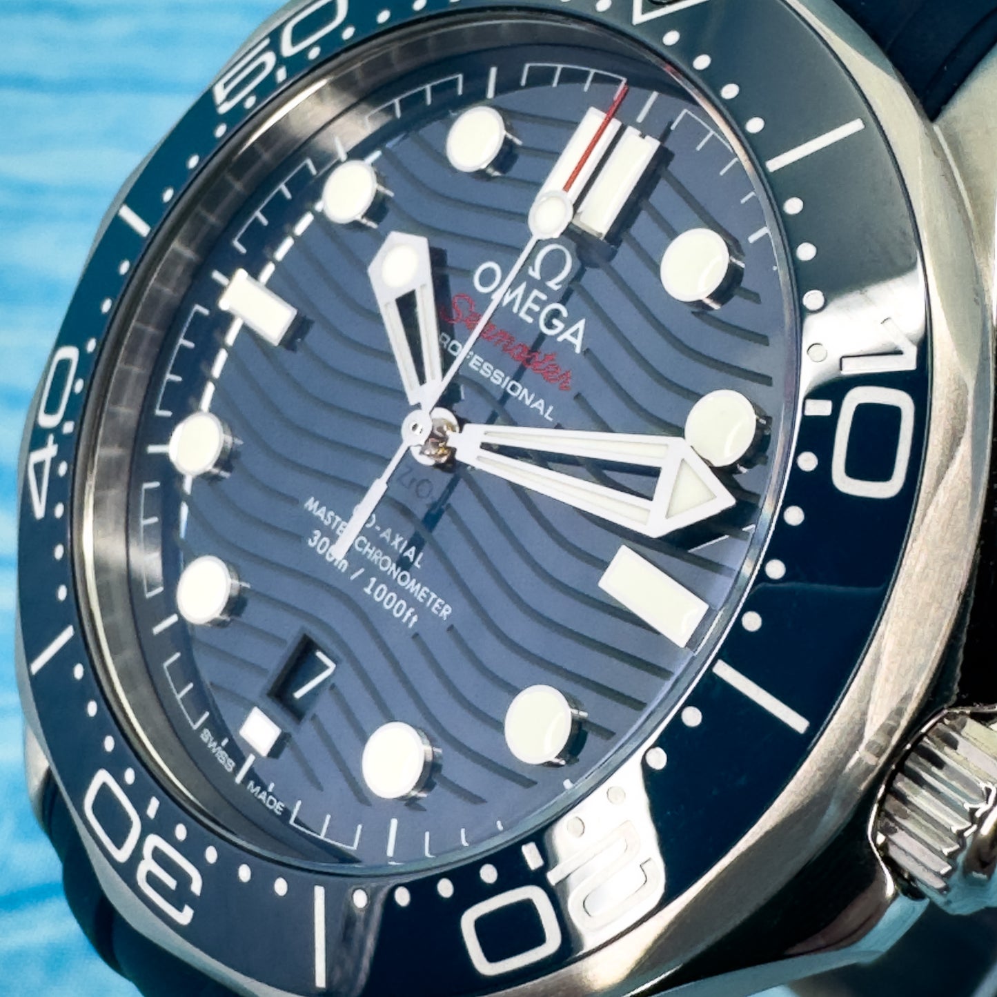 Omega Seamaster Diver 300M Blue Wave Dial 42MM