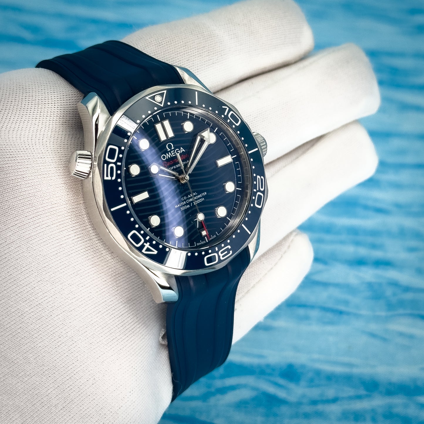 Omega Seamaster Diver 300M Blue Wave Dial 42MM