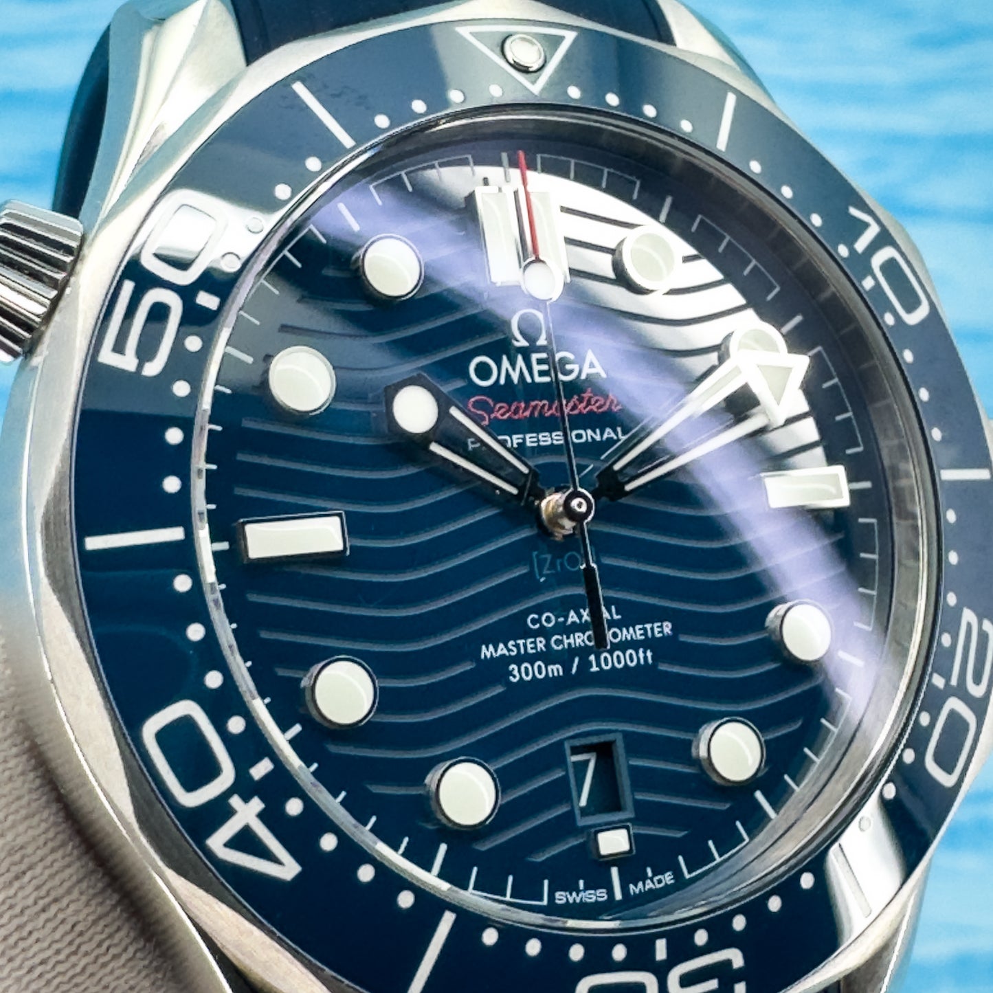 Omega Seamaster Diver 300M Blue Wave Dial 42MM