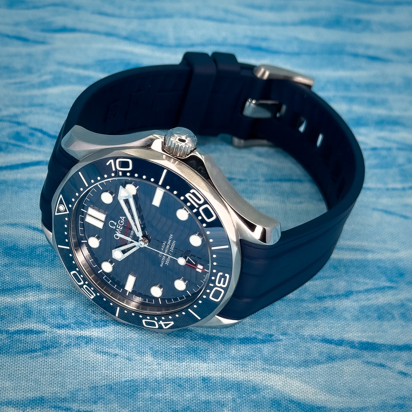 Omega Seamaster Diver 300M Blue Wave Dial 42MM