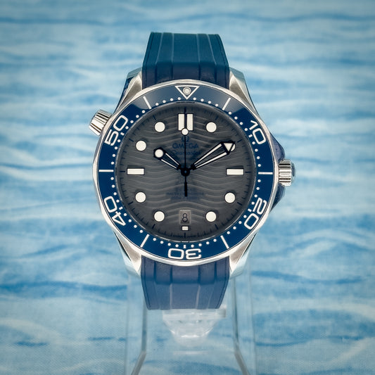 Omega Seamaster Diver 300M Grey Wave Dial 42MM