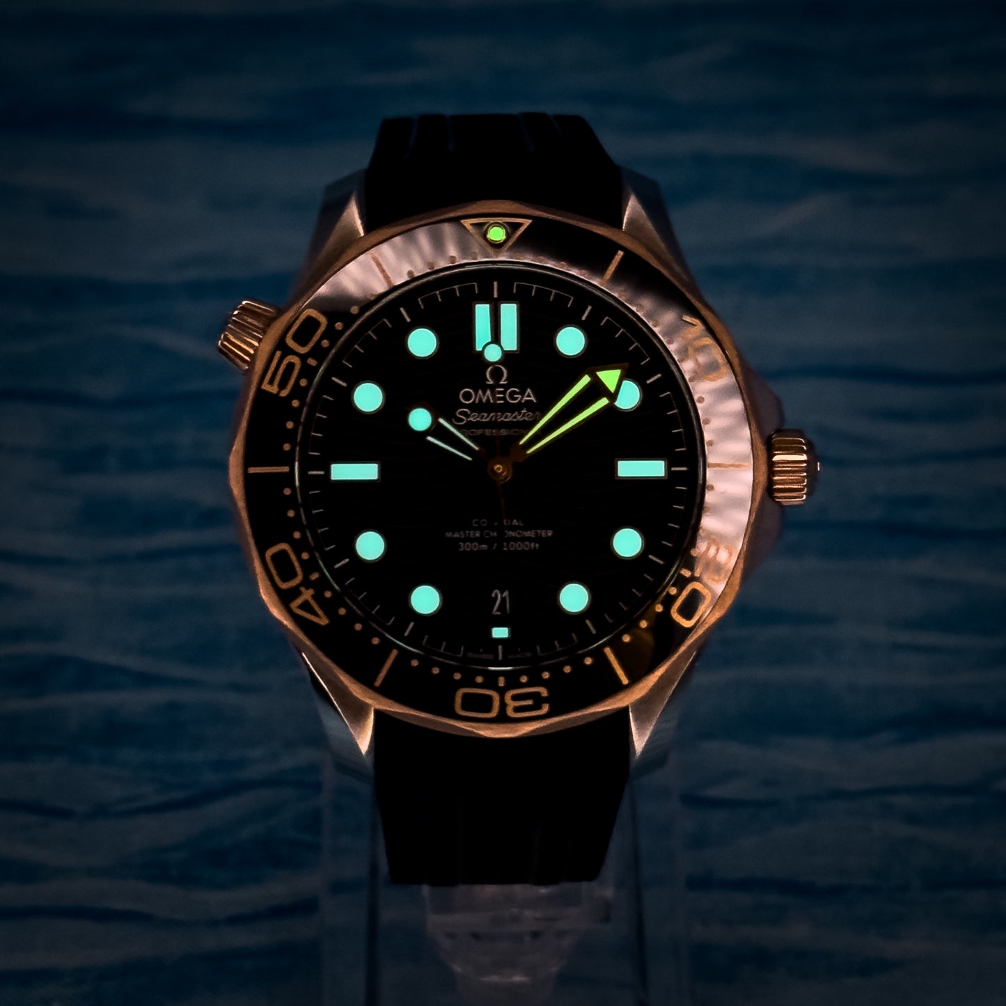 Omega Seamaster Diver 300 Sedna Gold 42MM