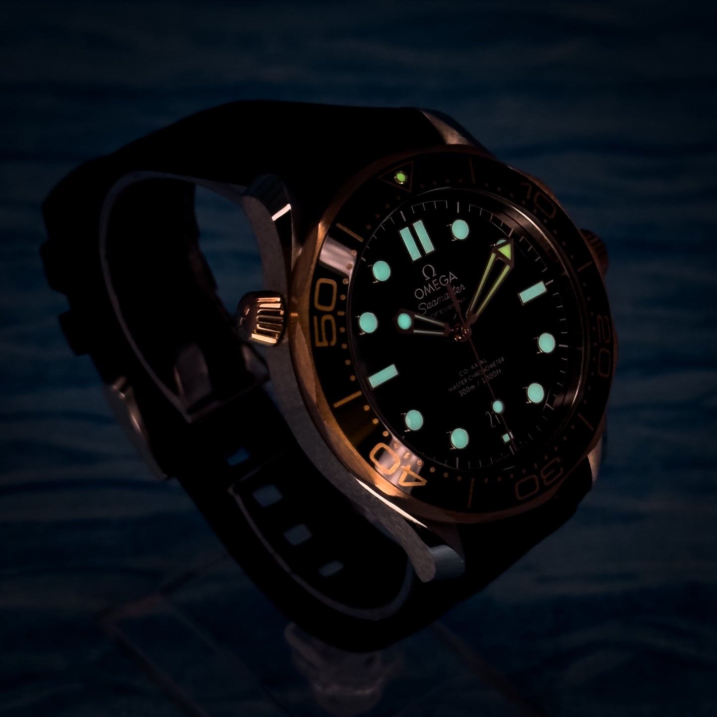 Omega Seamaster Diver 300 Sedna Gold 42MM