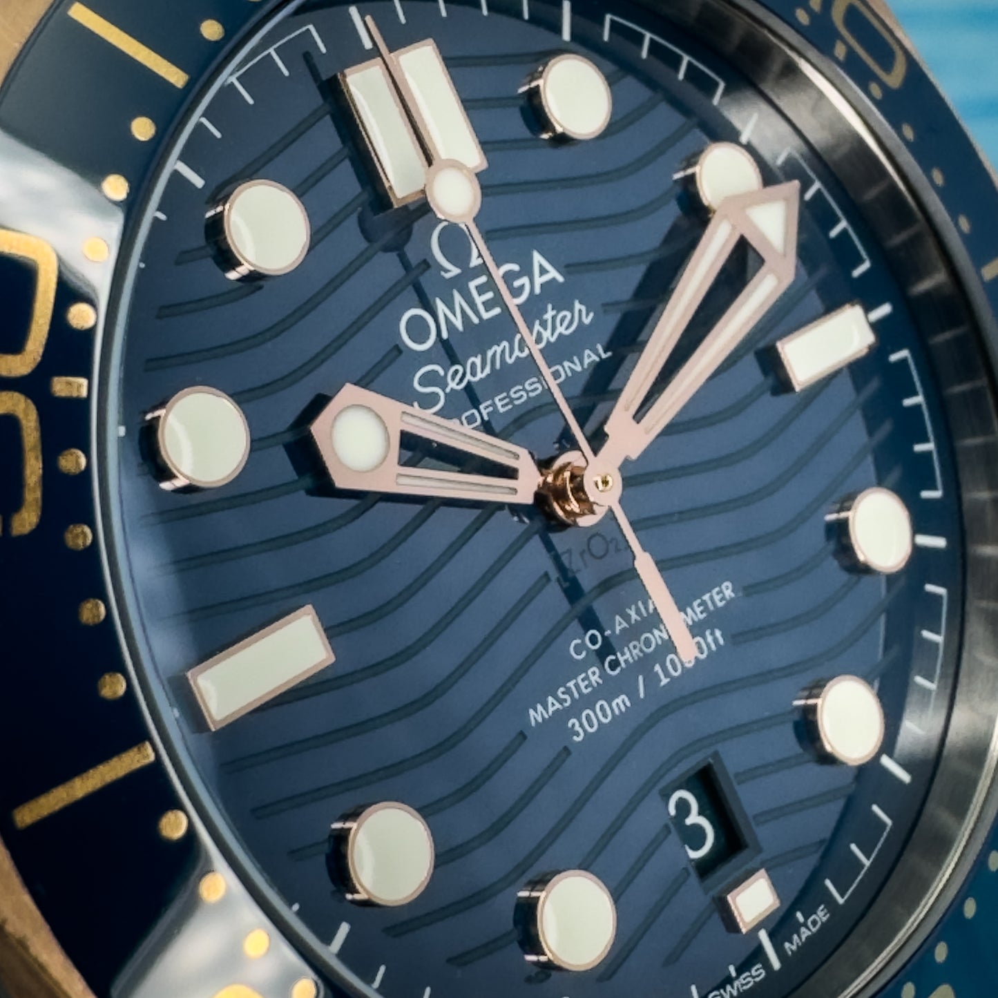 Omega Seamaster Diver 300 Sedna Gold 42MM