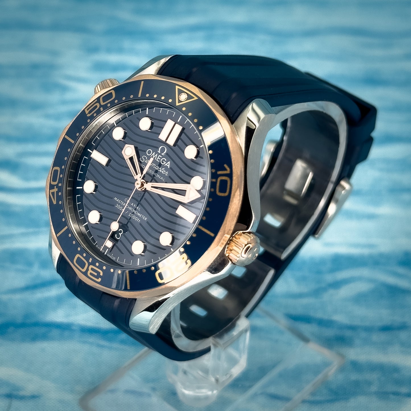 Omega Seamaster Diver 300 Sedna Gold 42MM
