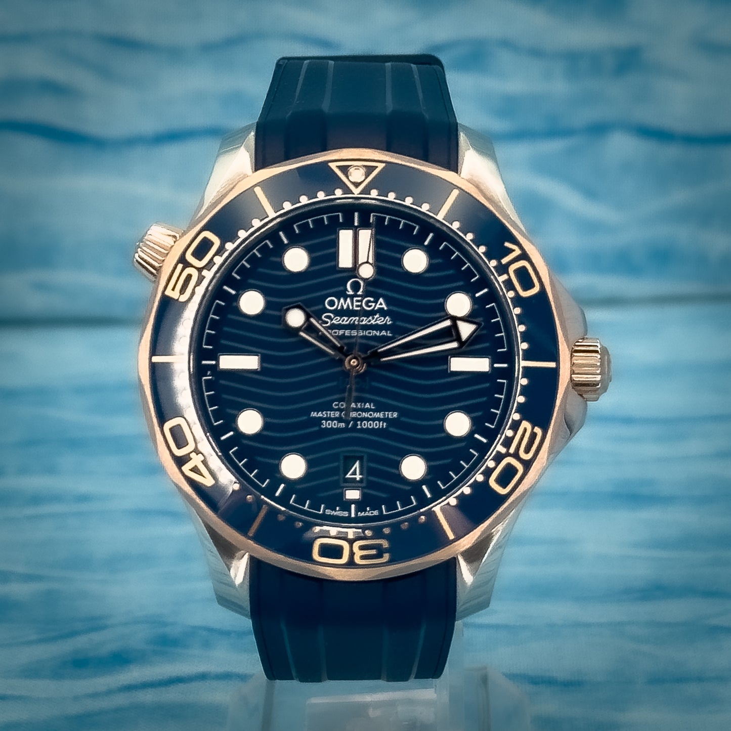 Omega Seamaster Diver 300 Sedna Gold 42MM