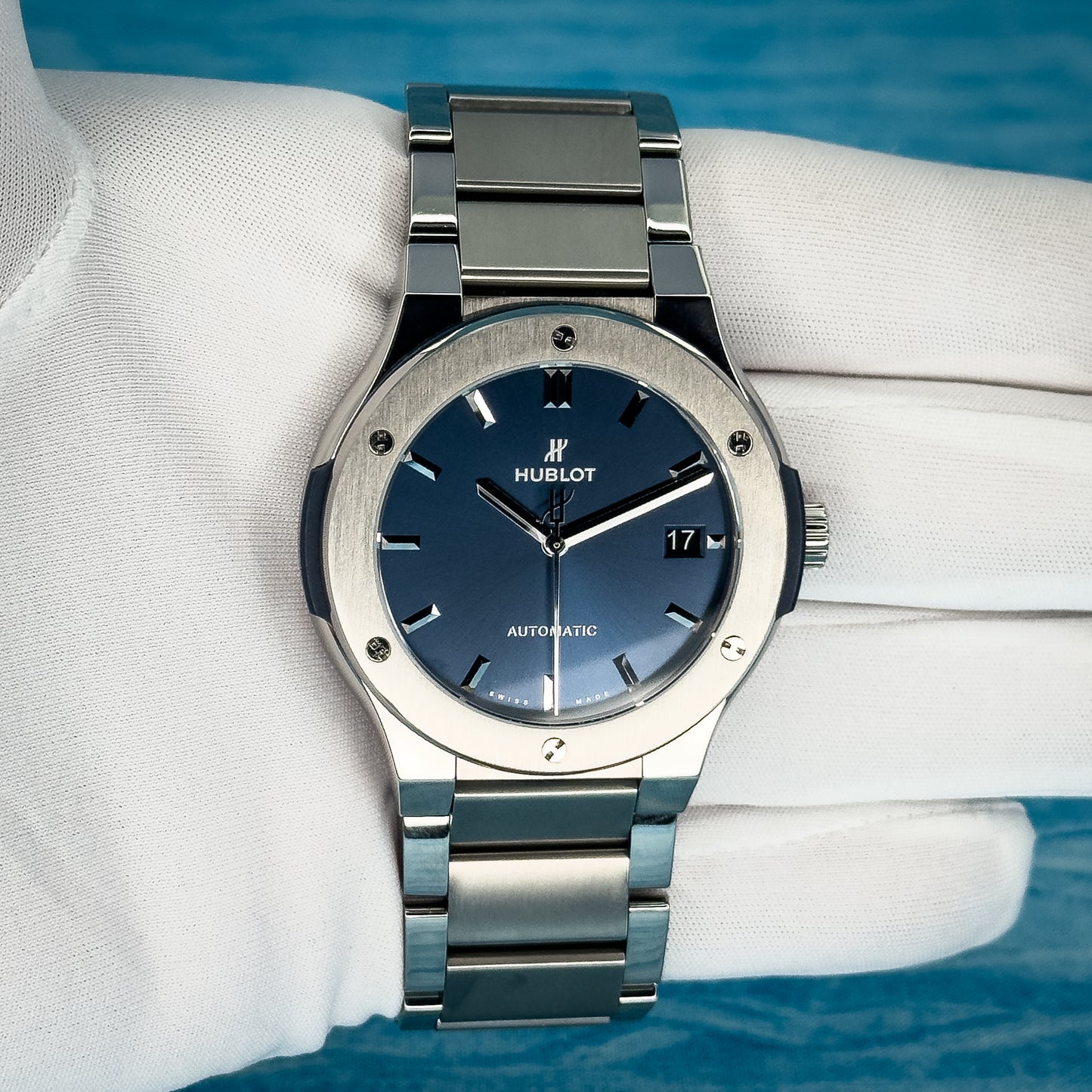 Hublot Classic Fusion Blue Dial 45MM