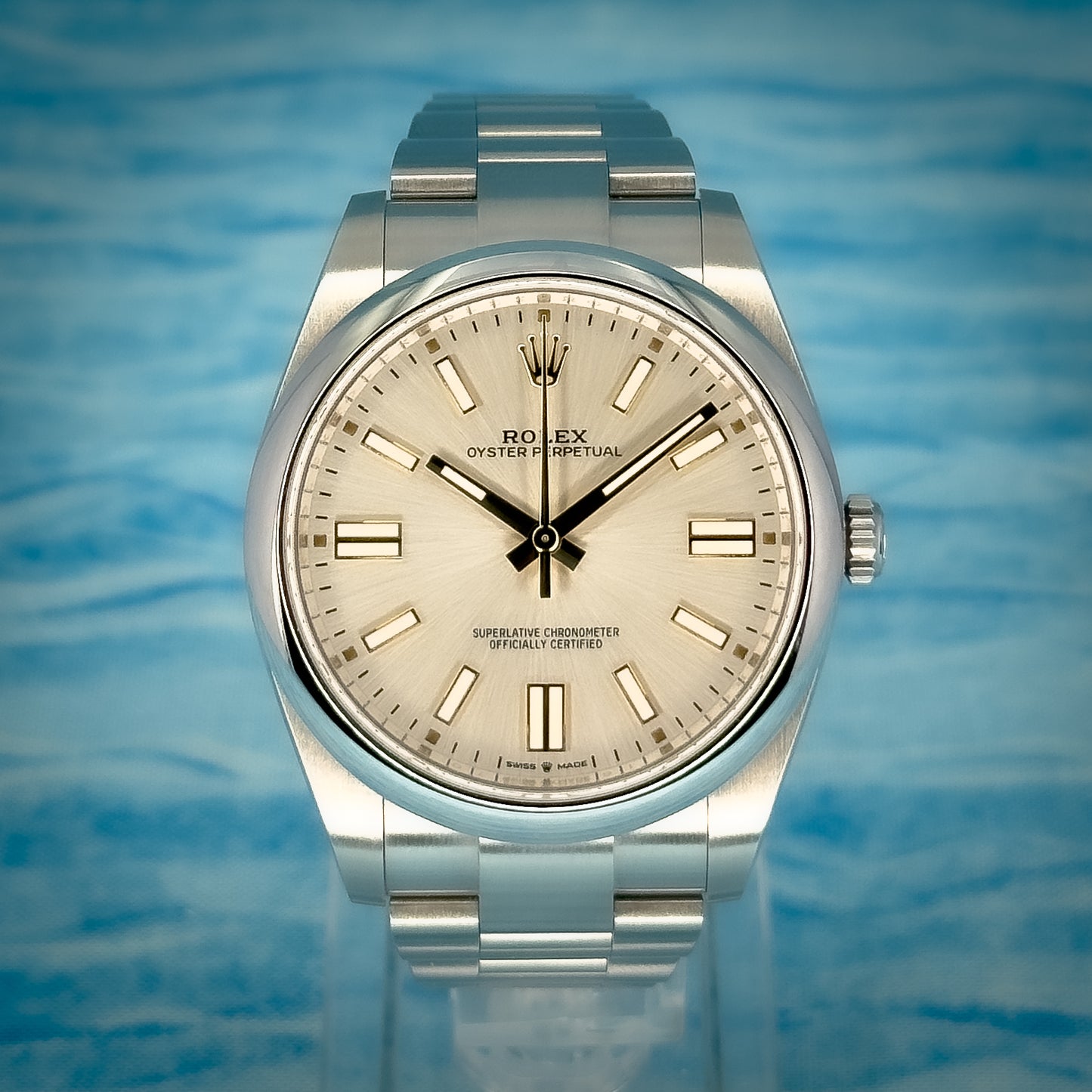 Rolex Oyster Perpetual Silver Dial 41MM
