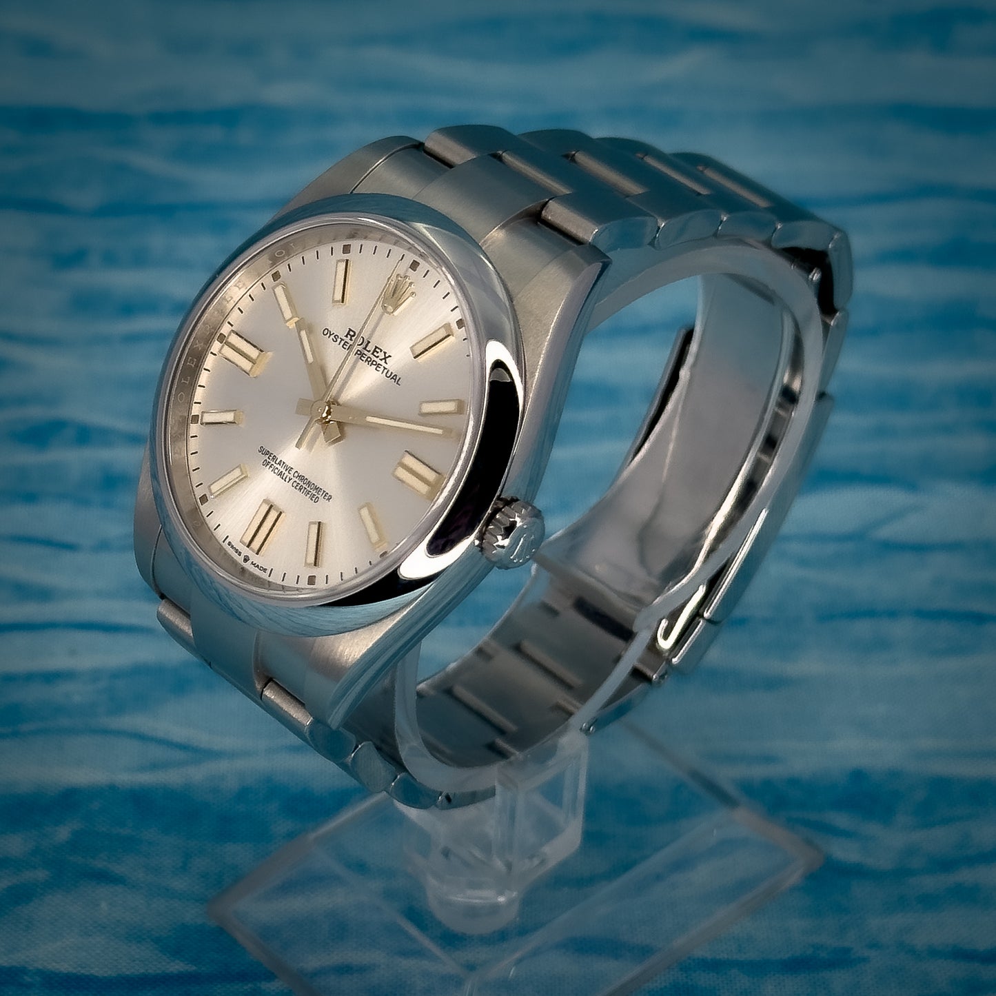Rolex Oyster Perpetual Silver Dial 41MM