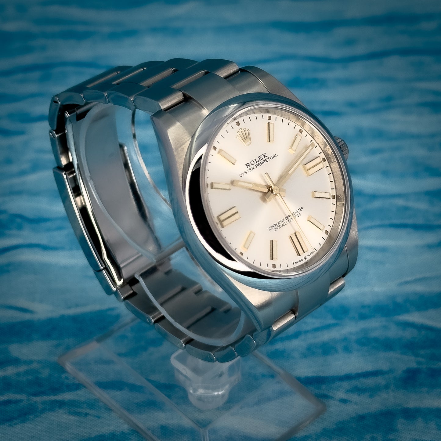 Rolex Oyster Perpetual Silver Dial 41MM