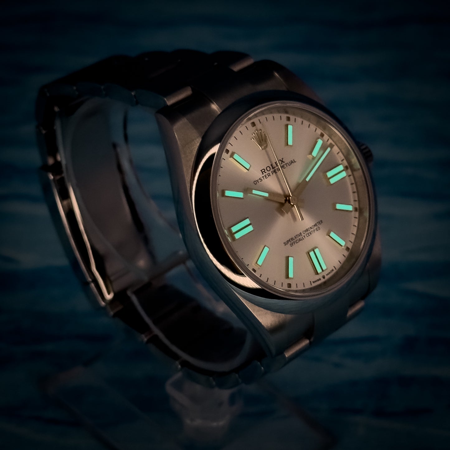 Rolex Oyster Perpetual Silver Dial 41MM