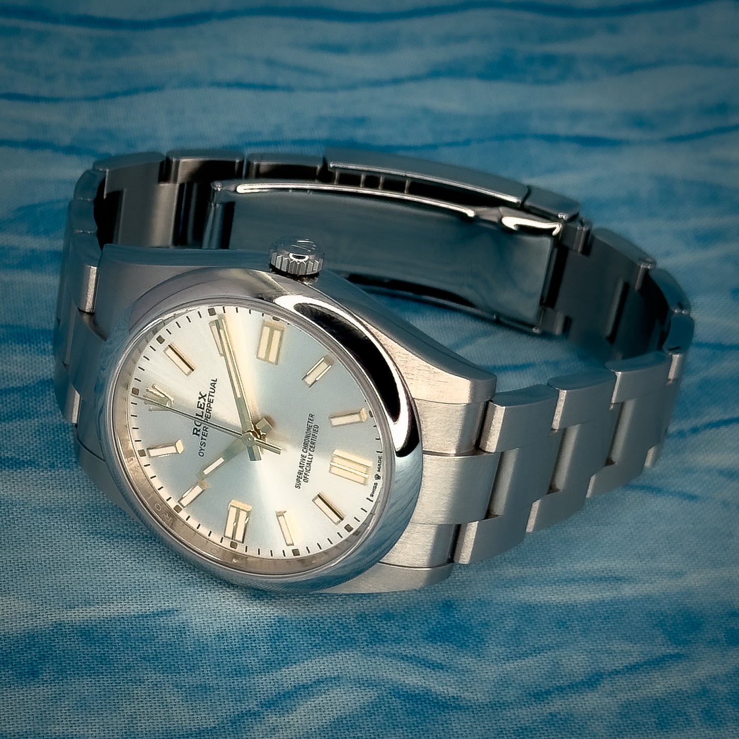 Rolex Oyster Perpetual Silver Dial 41MM