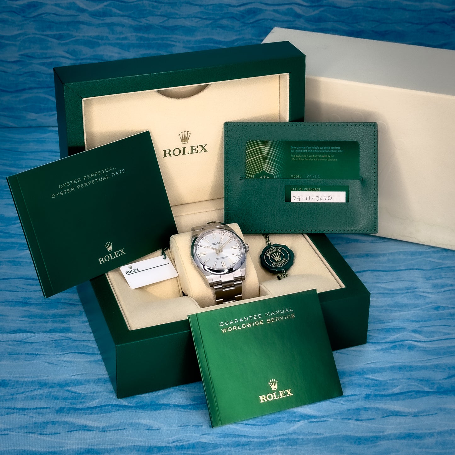 Rolex Oyster Perpetual Silver Dial 41MM