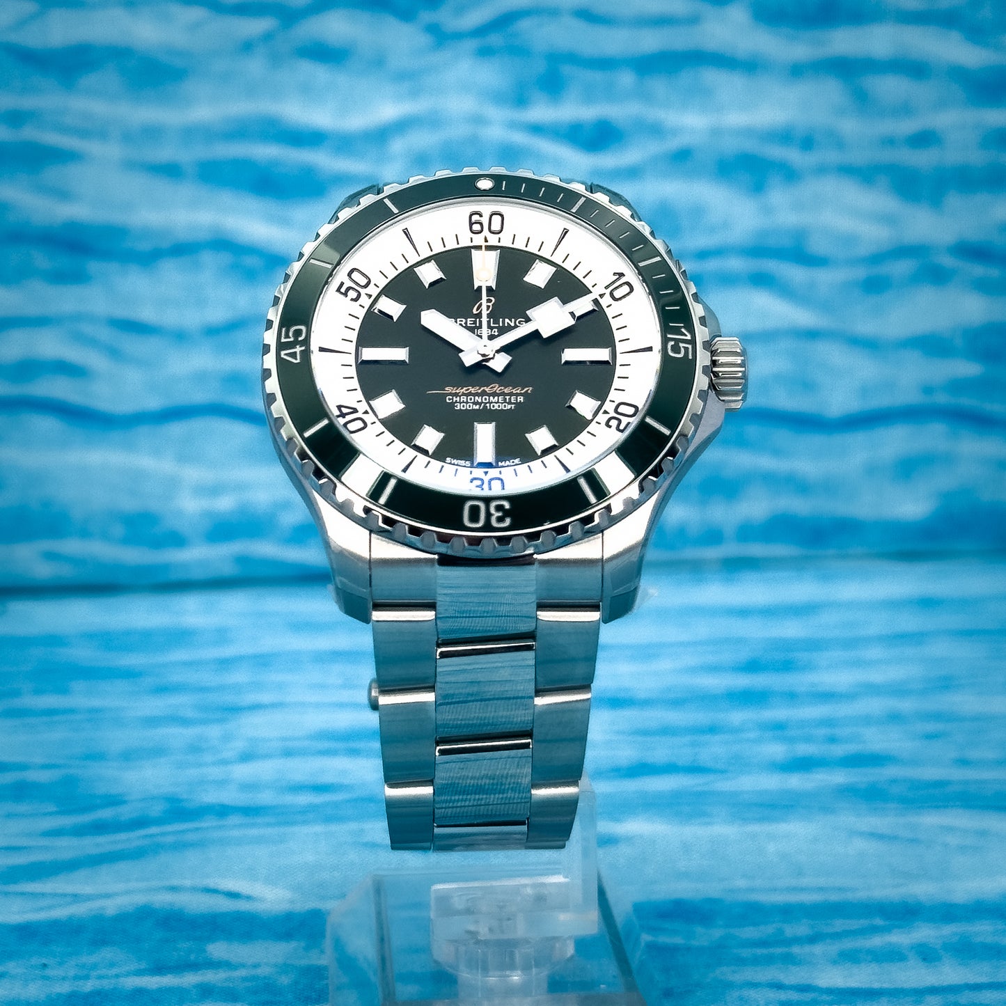 Breitling Superocean Green Dial 44MM