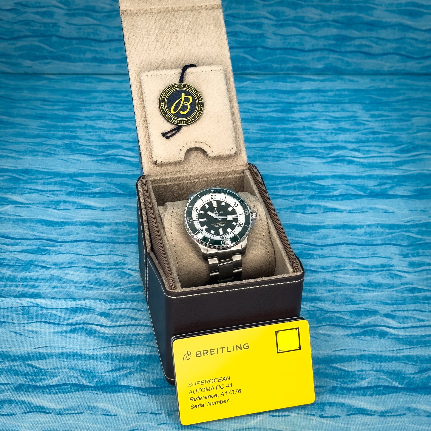 Breitling Superocean Green Dial 44MM