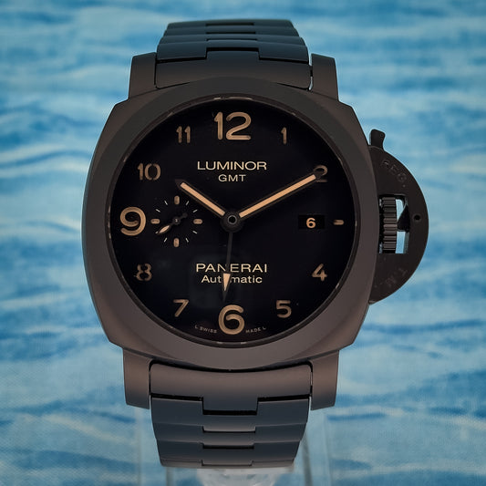 Panerai Luminor 1950 3 Days GMT Automatic Tuttonero Black Ceramic 44MM